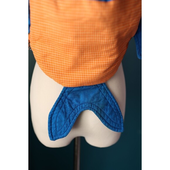 Hand Made Quilt Style Fish Purse Bag Drawstring Backpack Hippy Eclectic Quirky - Picture 5 of 11